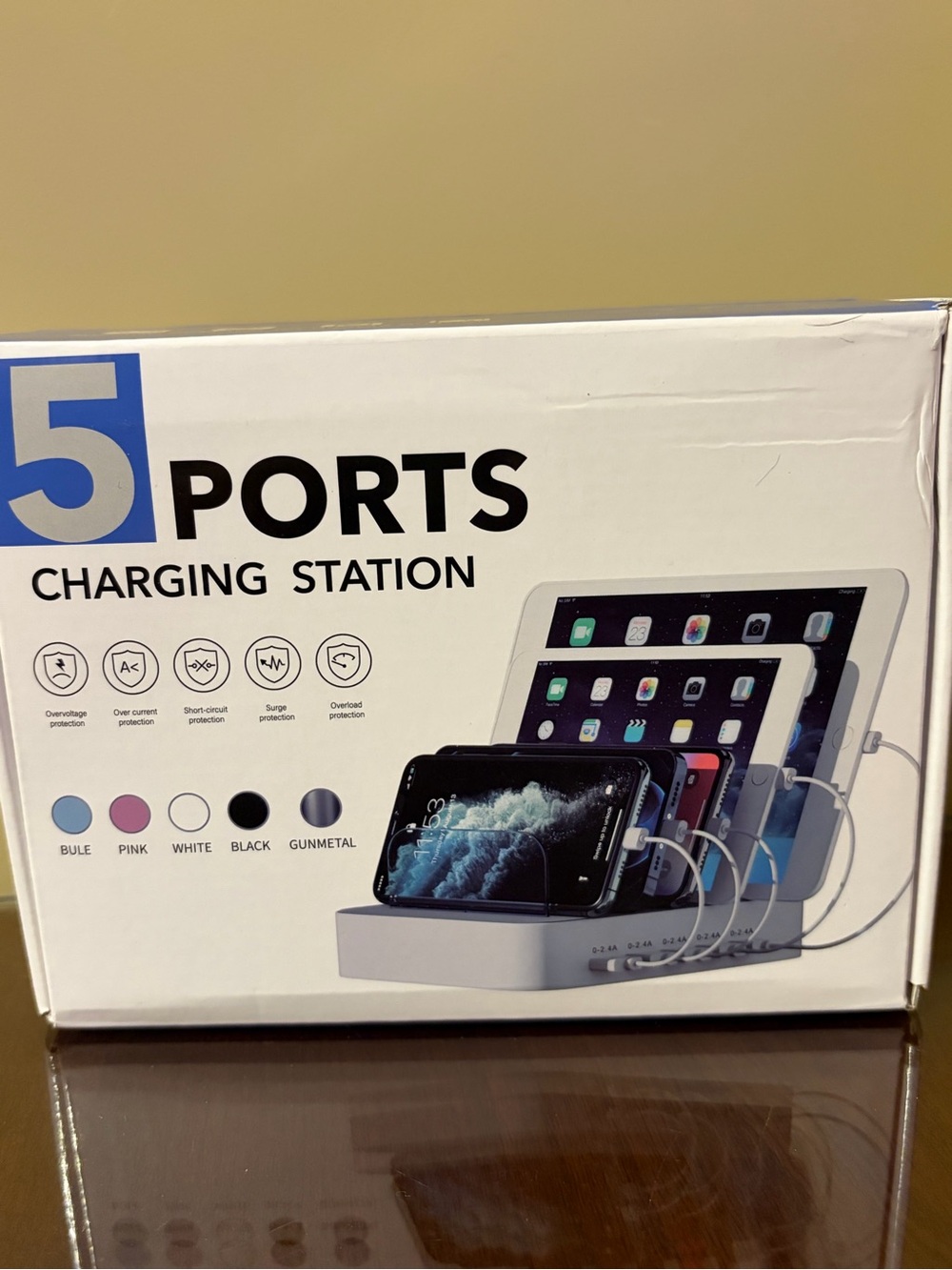 Mstsry 5 port universal charging station